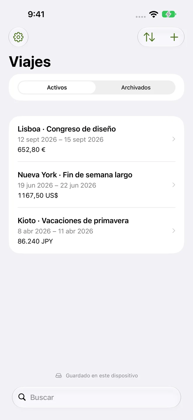 Todo tu viaje.
A la vista.