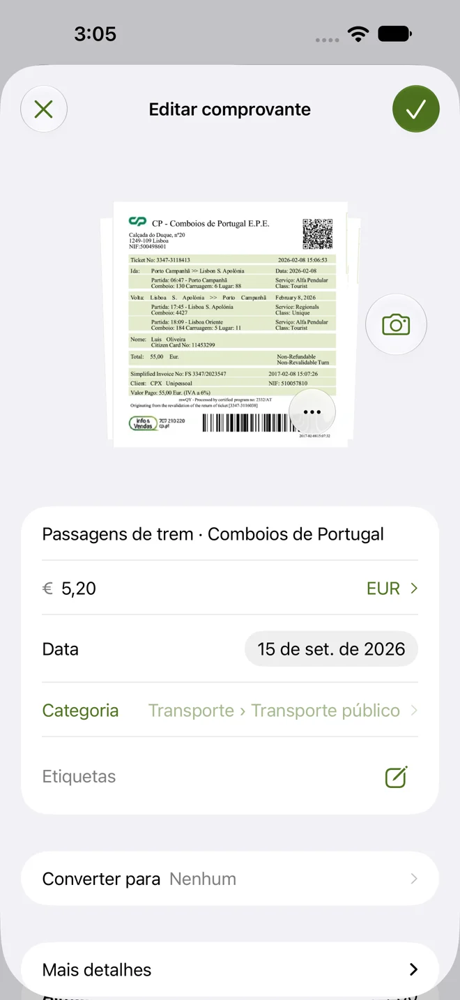 Registre. Siga em frente.