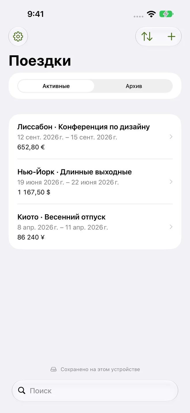 Вся поездка.
Перед глазами.